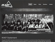 Tablet Screenshot of ikaef.com